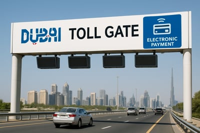 Dubai toll road electronic payment system